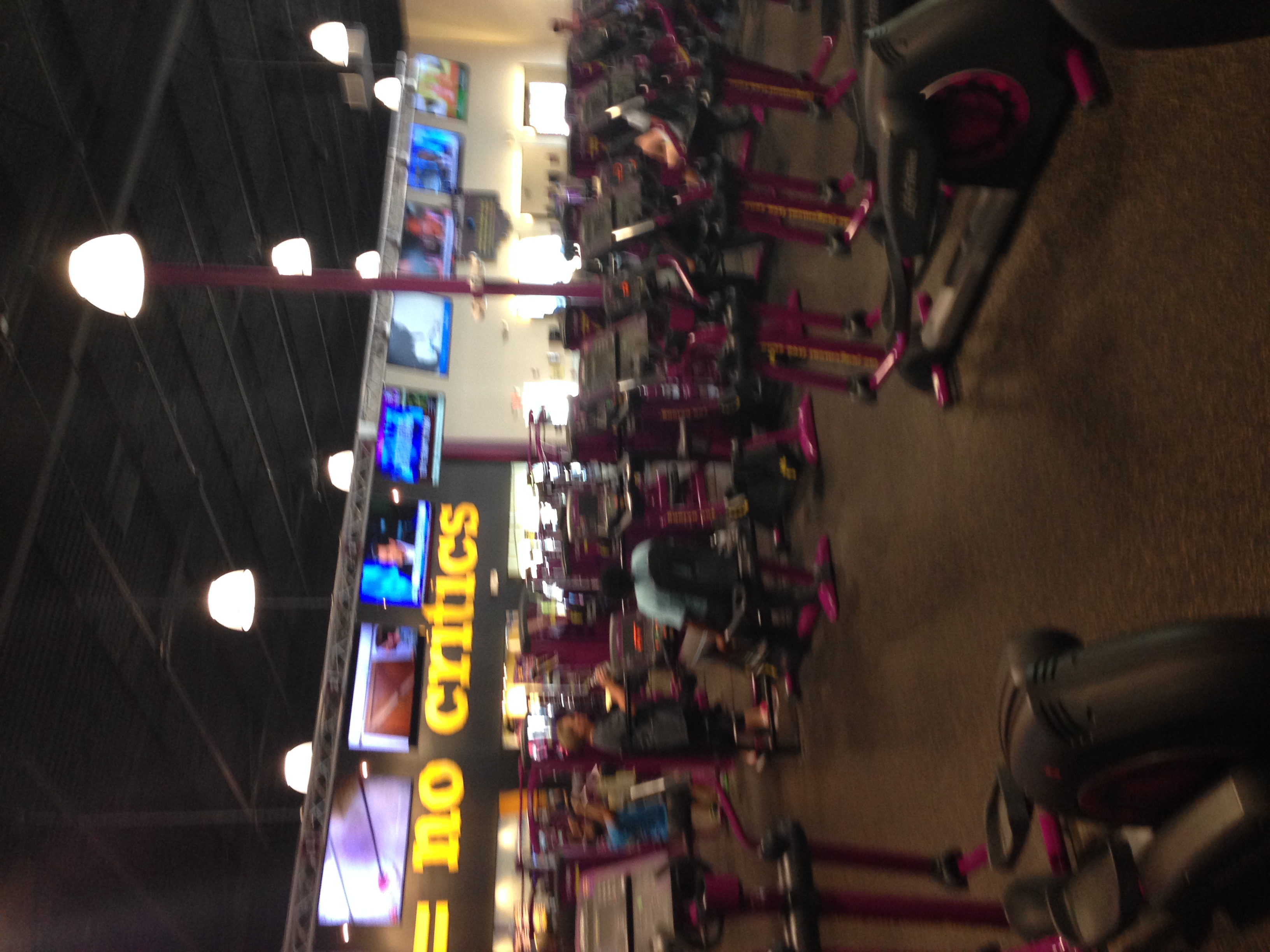 Planet Fitness gym interior showing equipment and layout